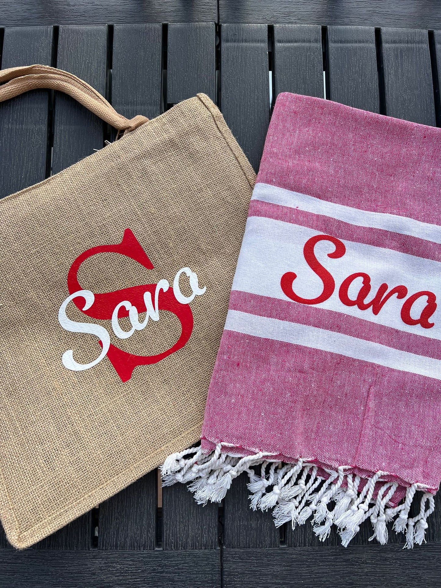 Borsa mare + telo PERSONALIZZABILE