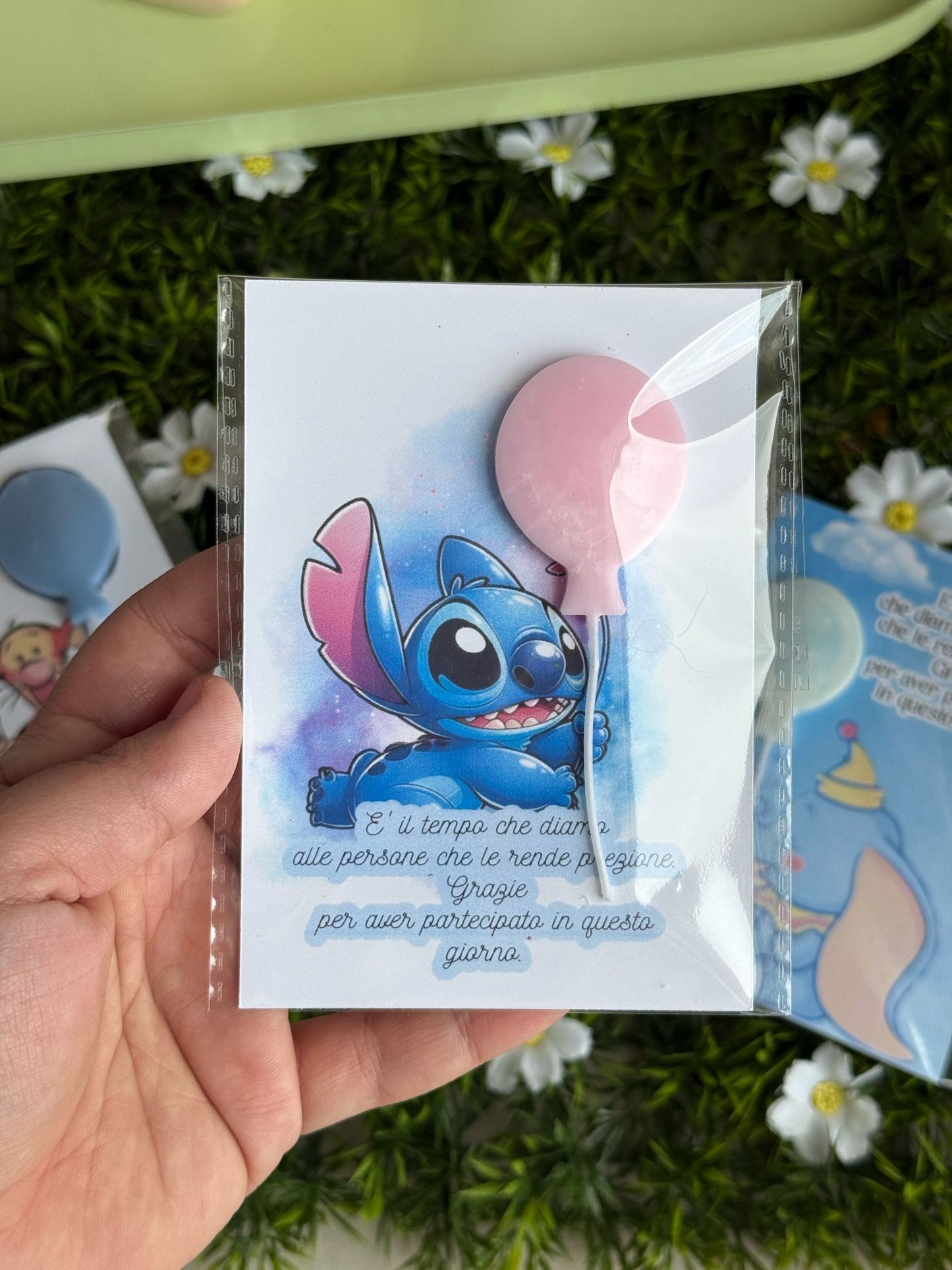 Thankyou card con palloncino candela