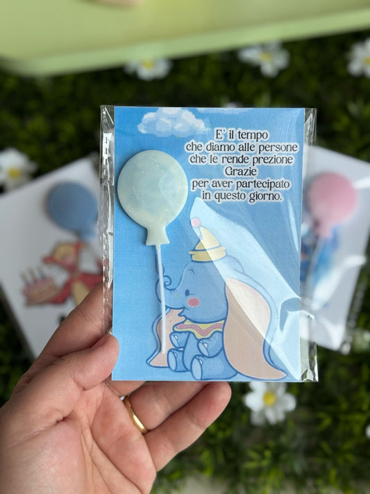 Thankyou card con palloncino candela