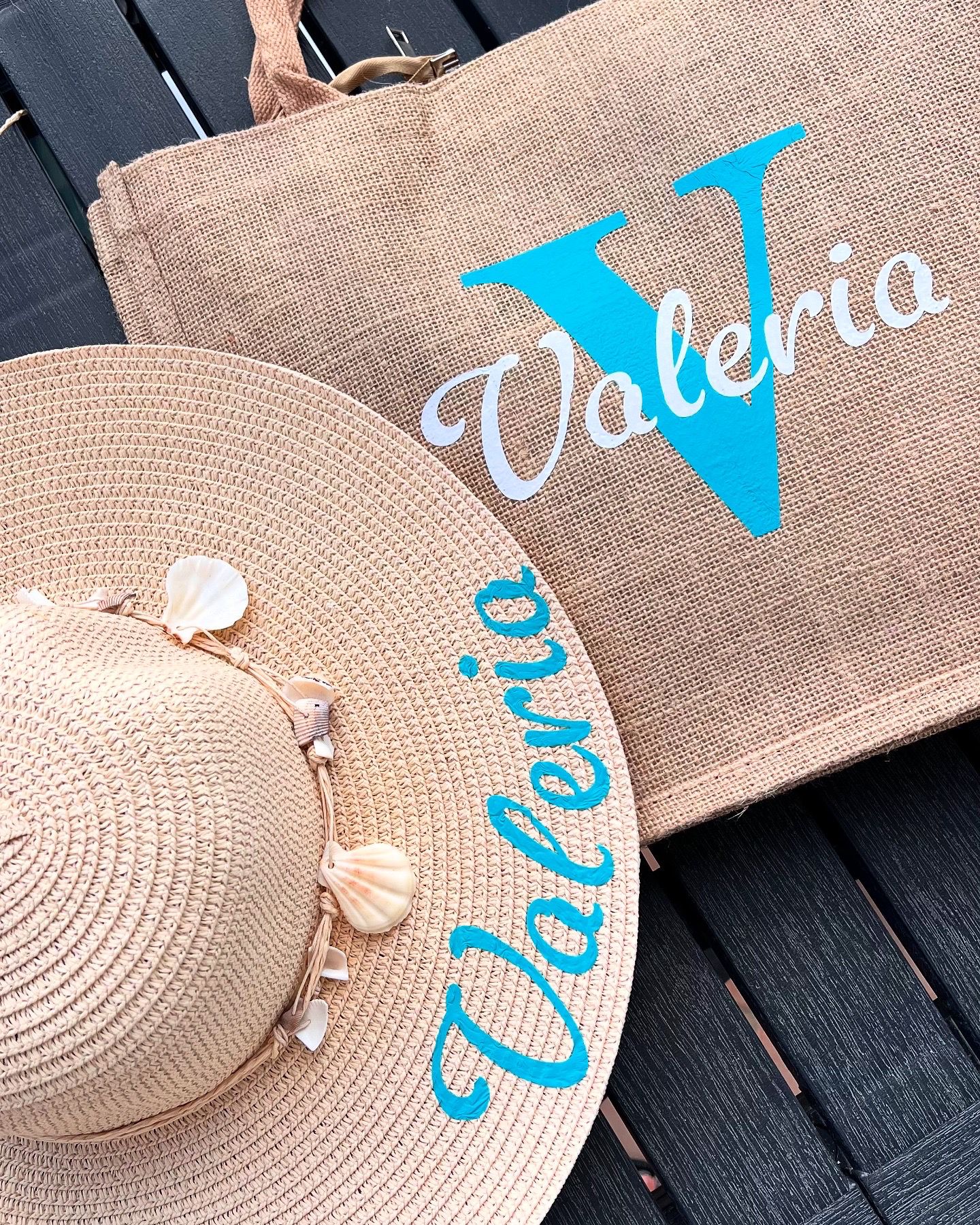 Borsa mare + cappello PERSONALIZZABILE