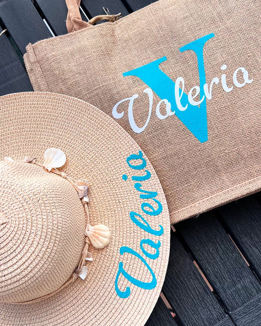 Borsa mare + cappello PERSONALIZZABILE