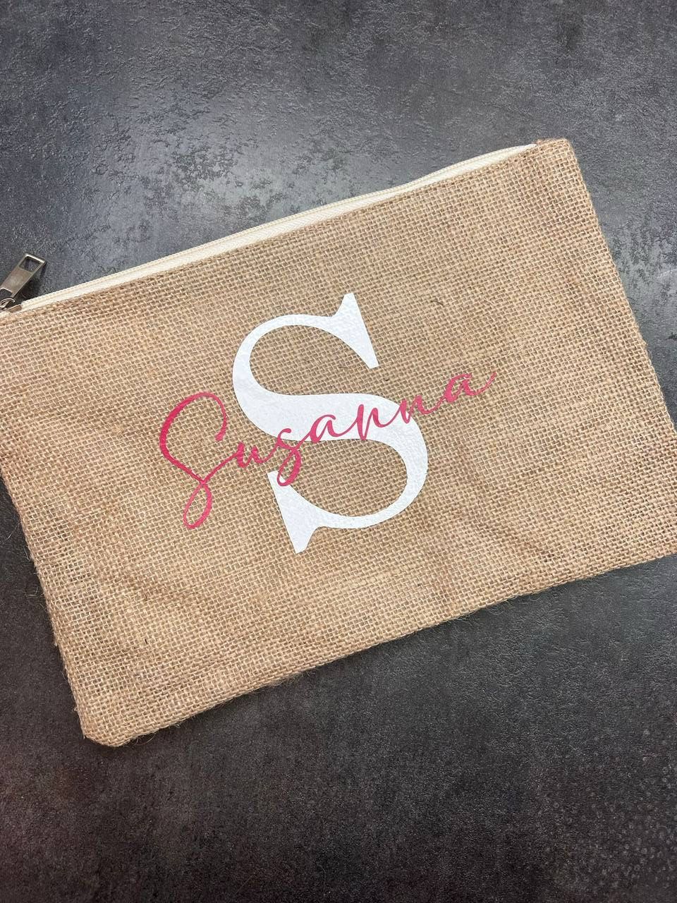 Pochette in iuta PERSONALIZZATA