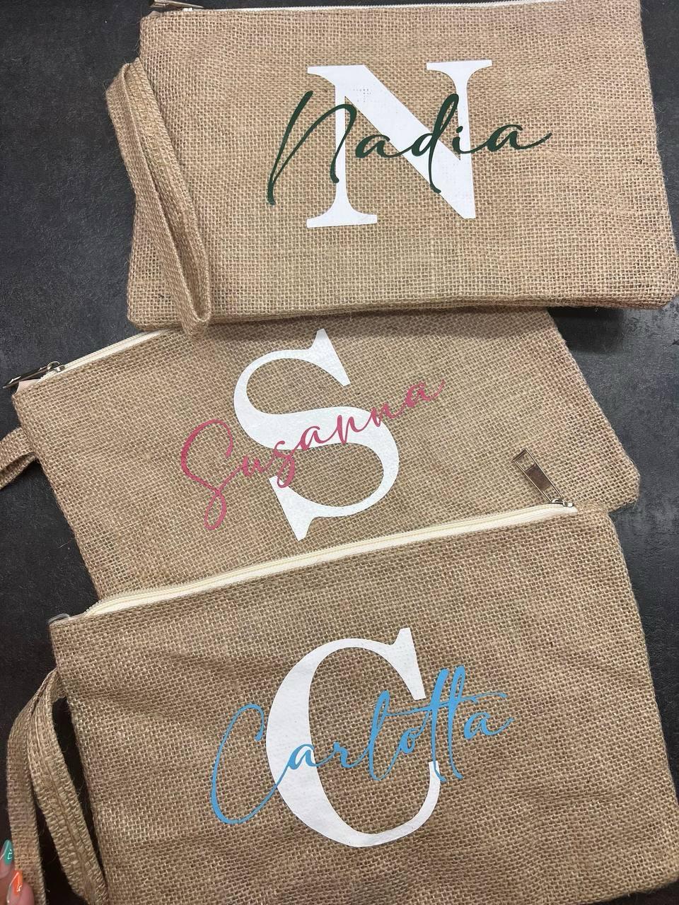 Pochette in iuta PERSONALIZZATA