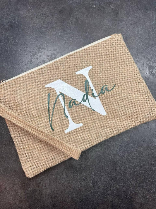 Pochette in iuta PERSONALIZZATA