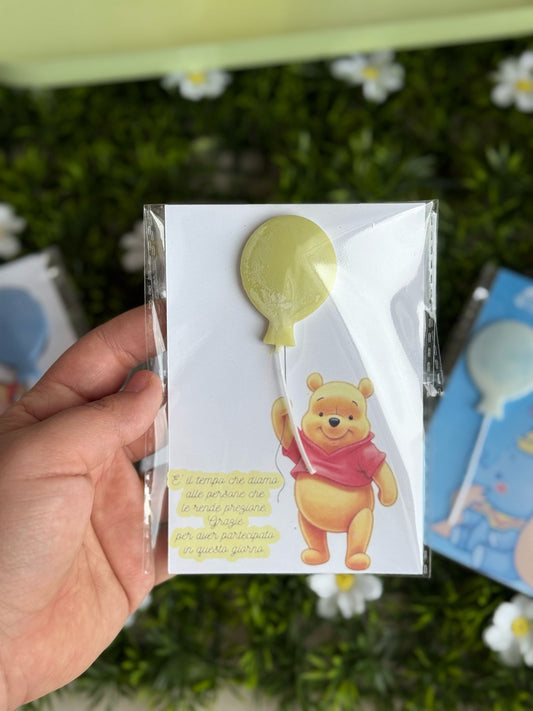 Thankyou card con palloncino candela